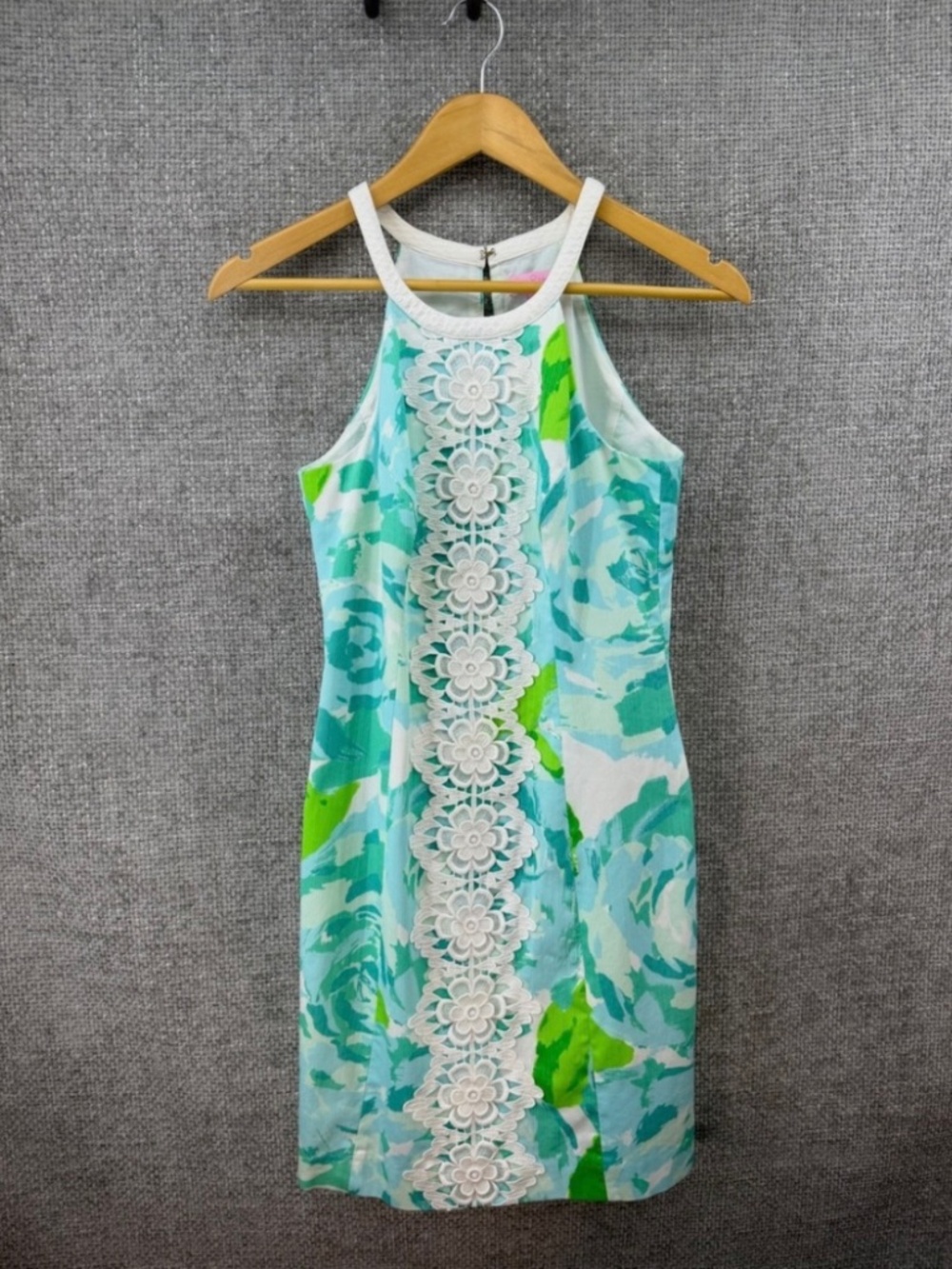 Lilly Pulitzer Poolside Blue First Impression Shift Size 2 Beautiful